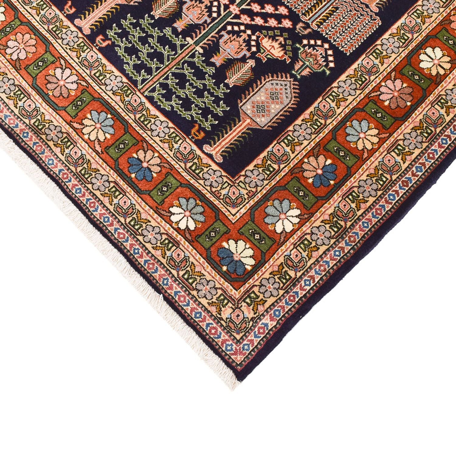 Tappeto Ziegler - Bakhtiari - 252 x 180 cm - blu scuro