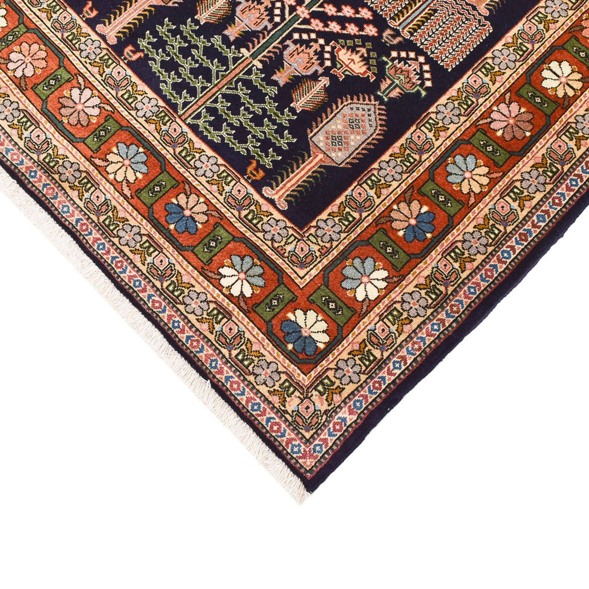 Tappeto Ziegler - Bakhtiari - 252 x 180 cm - blu scuro
