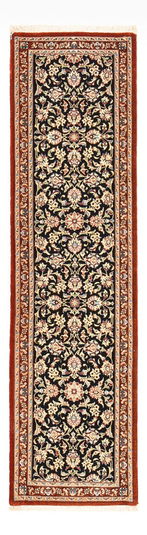 Tappeto corsia Tappeto Persero - Ghom - Reale - 196 x 54 cm - blu scuro