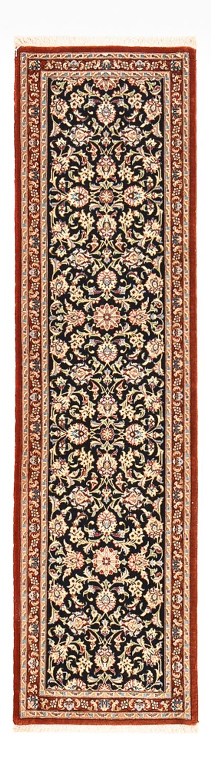 Tappeto corsia Tappeto Persero - Ghom - Reale - 196 x 54 cm - blu scuro