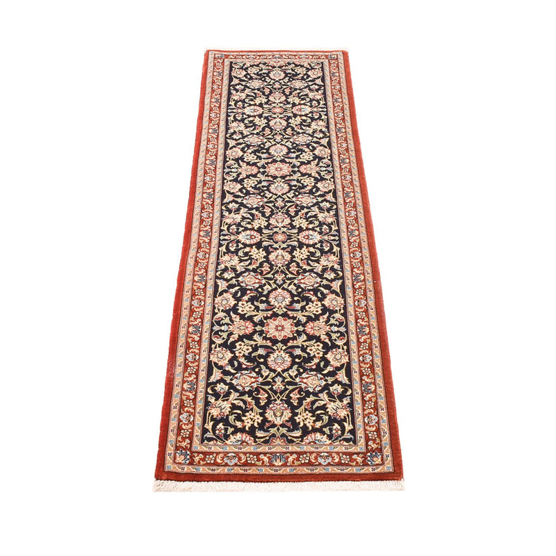 Tappeto corsia Tappeto Persero - Ghom - Reale - 196 x 54 cm - blu scuro