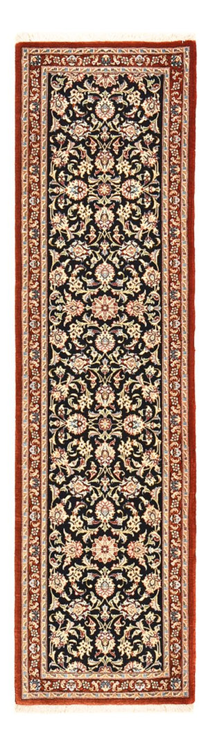 Tappeto corsia Tappeto Persero - Ghom - Reale - 196 x 54 cm - blu scuro