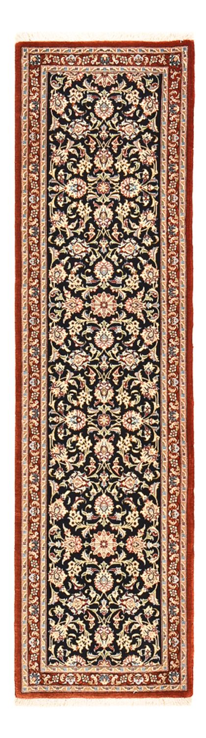 Tappeto corsia Tappeto Persero - Ghom - Reale - 196 x 54 cm - blu scuro