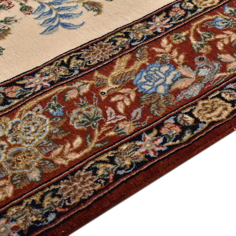 Tappeto Persero - Ghom - Reale - 201 x 129 cm - beige chiaro