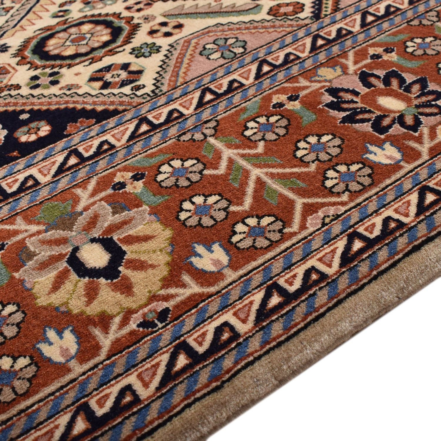 Tappeto Gabbeh - Kashkuli Persero - 257 x 185 cm - ruggine