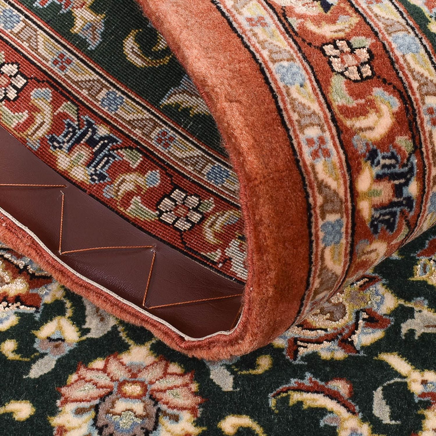 Tappeto corsia Tappeto Persero - Ghom - Reale - 202 x 56 cm - blu scuro