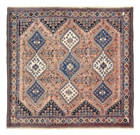 Tappeto Persero - Nomade quadrato  - 203 x 193 cm - rosso chiaro