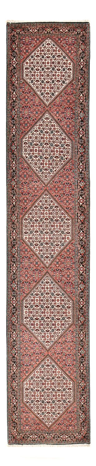 Tappeto corsia Tappeto Persero - Bidjar - 400 x 83 cm - rosso chiaro