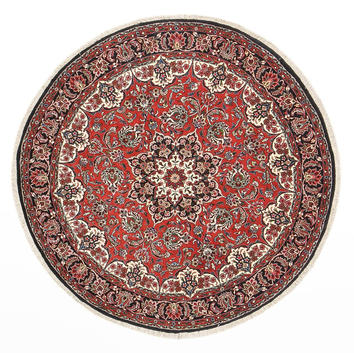 Tappeto Persero - Bidjar rotondo  - 150 x 150 cm - rosso