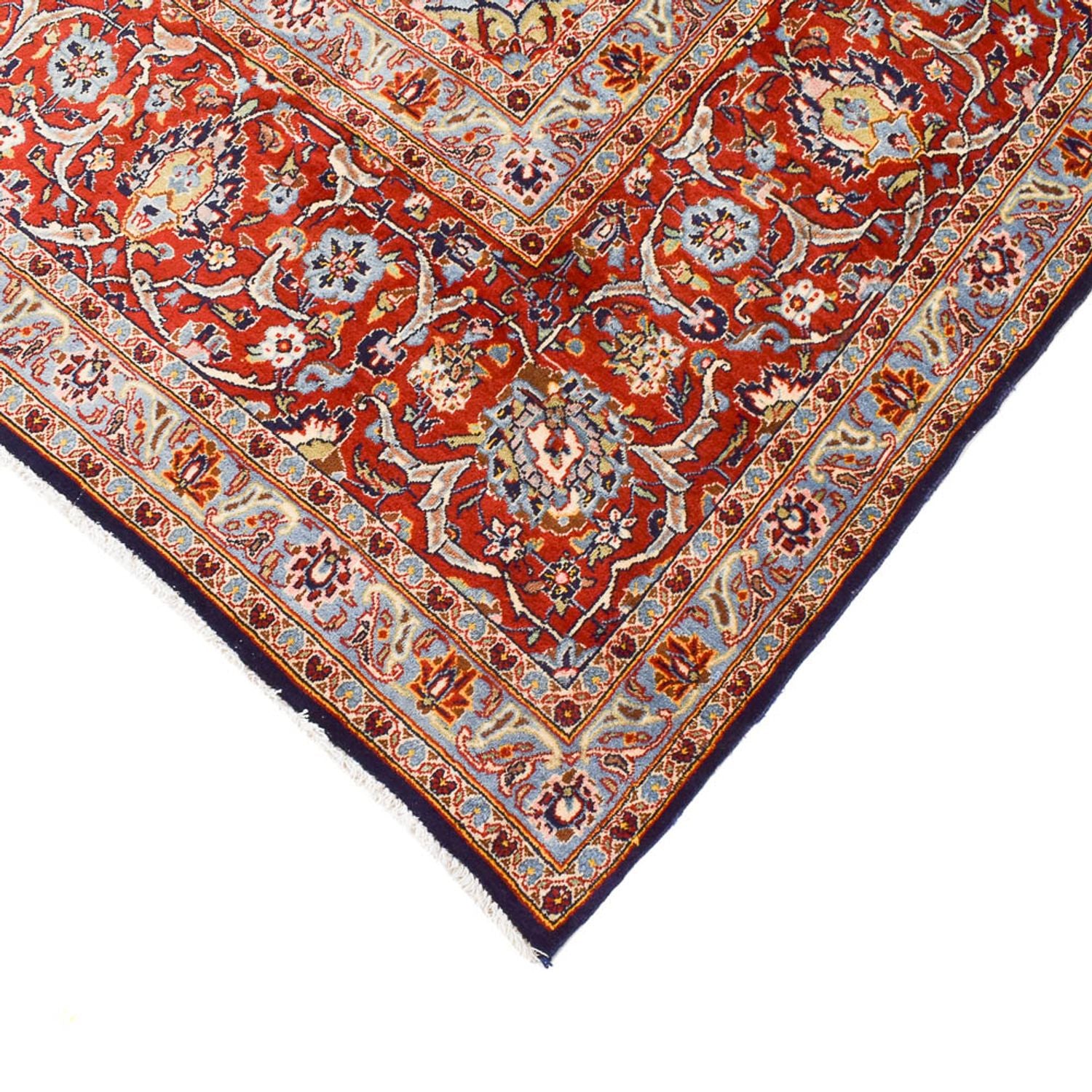 Tappeto Persero - Keshan - 424 x 308 cm - blu scuro