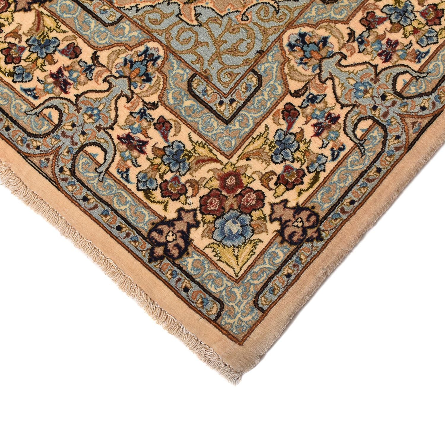 Tappeto Persero - Ghom - Reale - 211 x 130 cm - beige chiaro