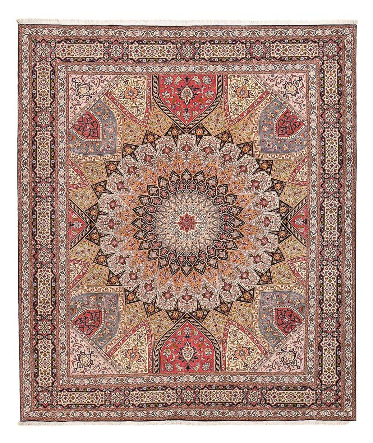 Tappeto Persero - Tabriz - Reale - 308 x 257 cm - multicolore