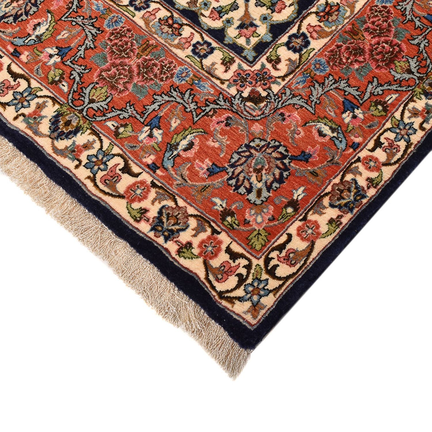 Tappeto Persero - Ghom - Reale - 205 x 137 cm - blu scuro
