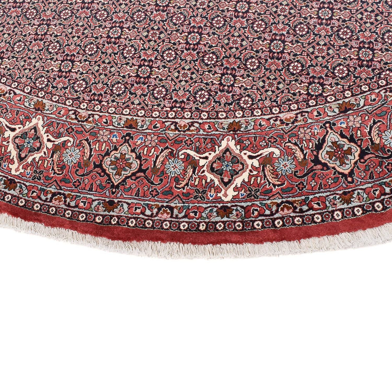 Tappeto Persero - Bidjar rotondo  - 300 x 300 cm - rosso scuro