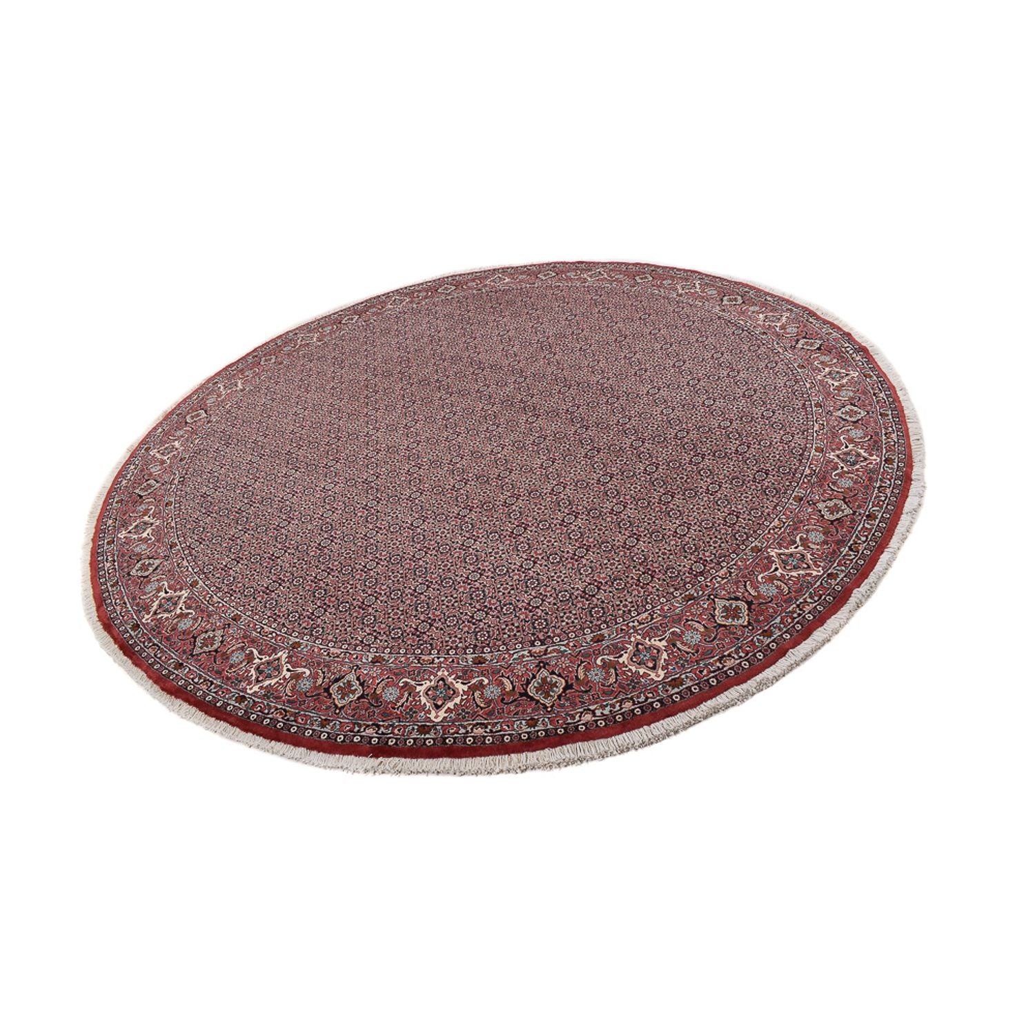 Tappeto Persero - Bidjar rotondo  - 300 x 300 cm - rosso scuro