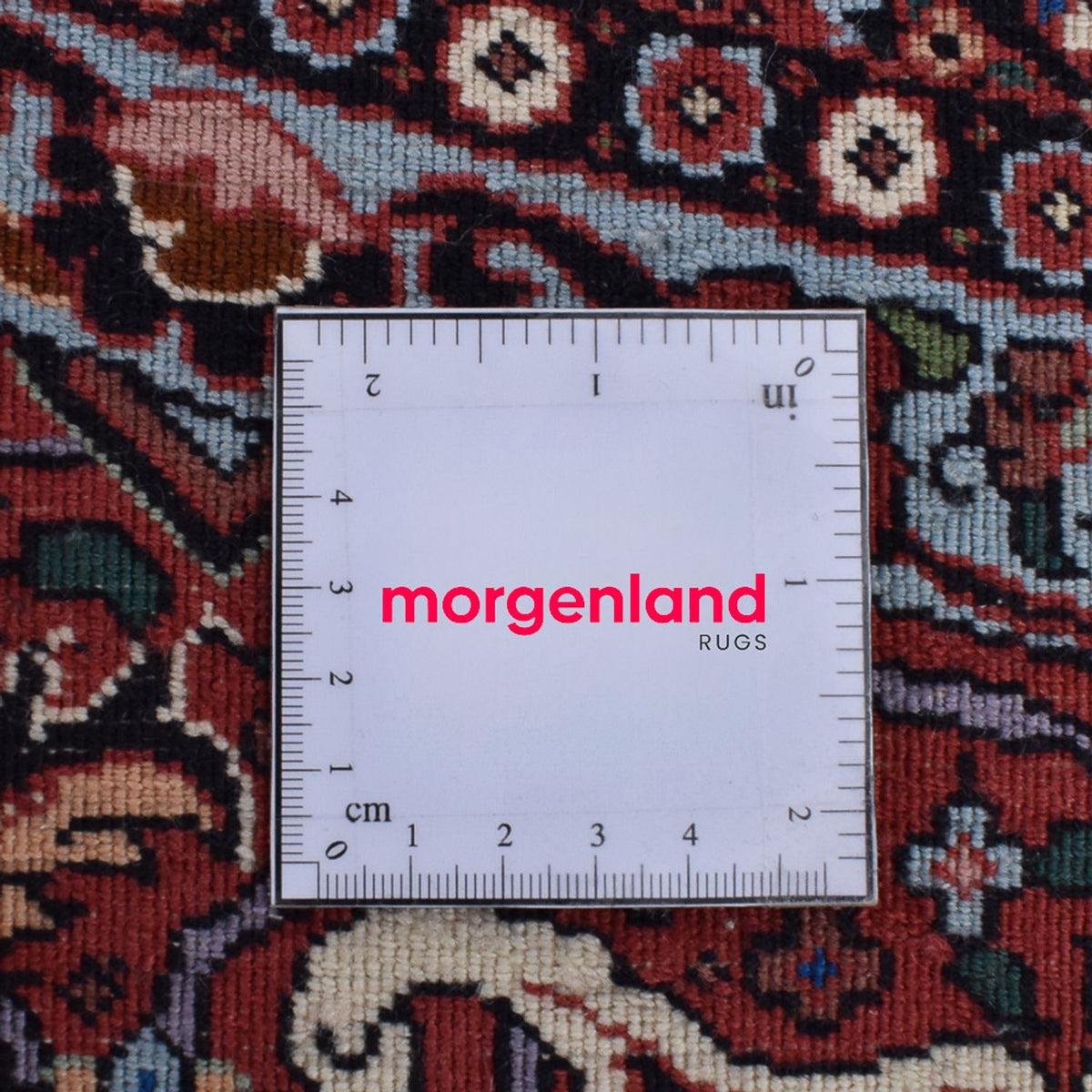 Tappeto Persero - Bidjar rotondo  - 300 x 300 cm - rosso scuro