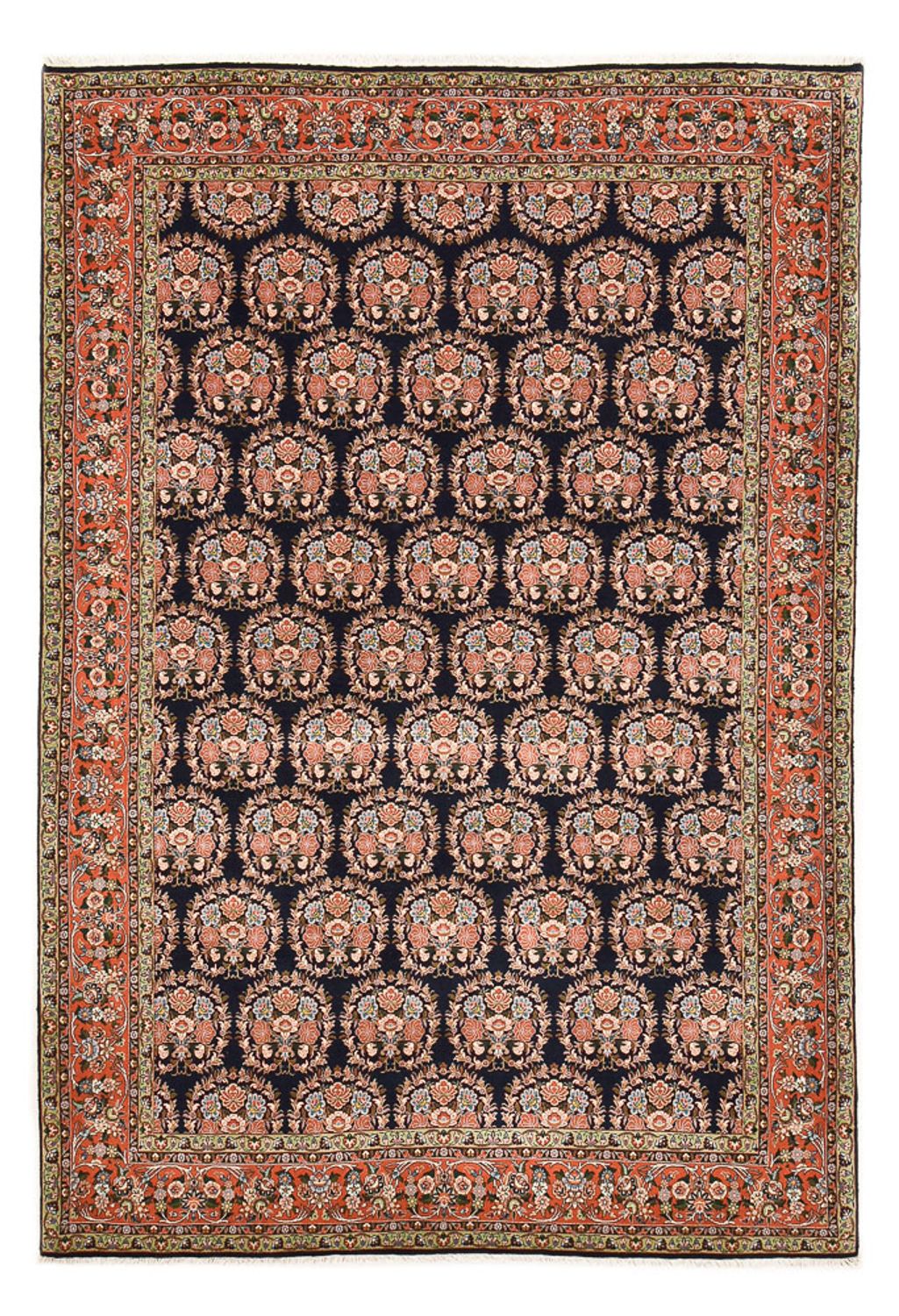 Tappeto Persero - Bidjar - 296 x 203 cm - blu scuro