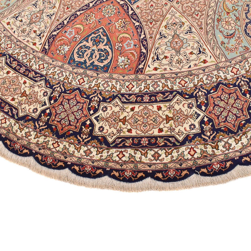 Tappeto Persero - Tabriz - Reale rotondo  - 312 x 312 cm - beige