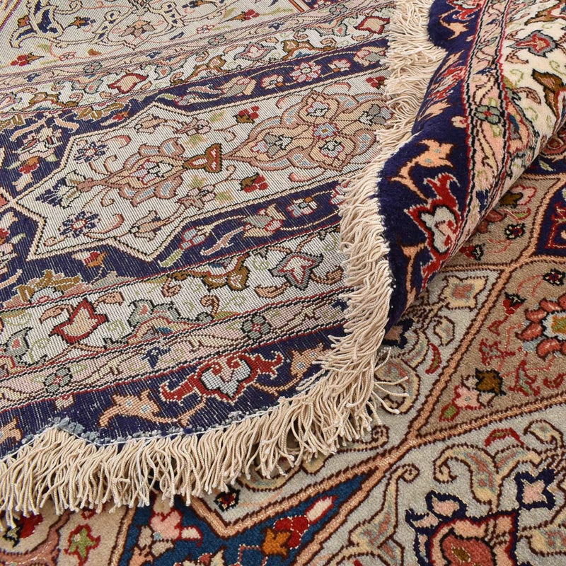 Tappeto Persero - Tabriz - Reale rotondo  - 312 x 312 cm - beige