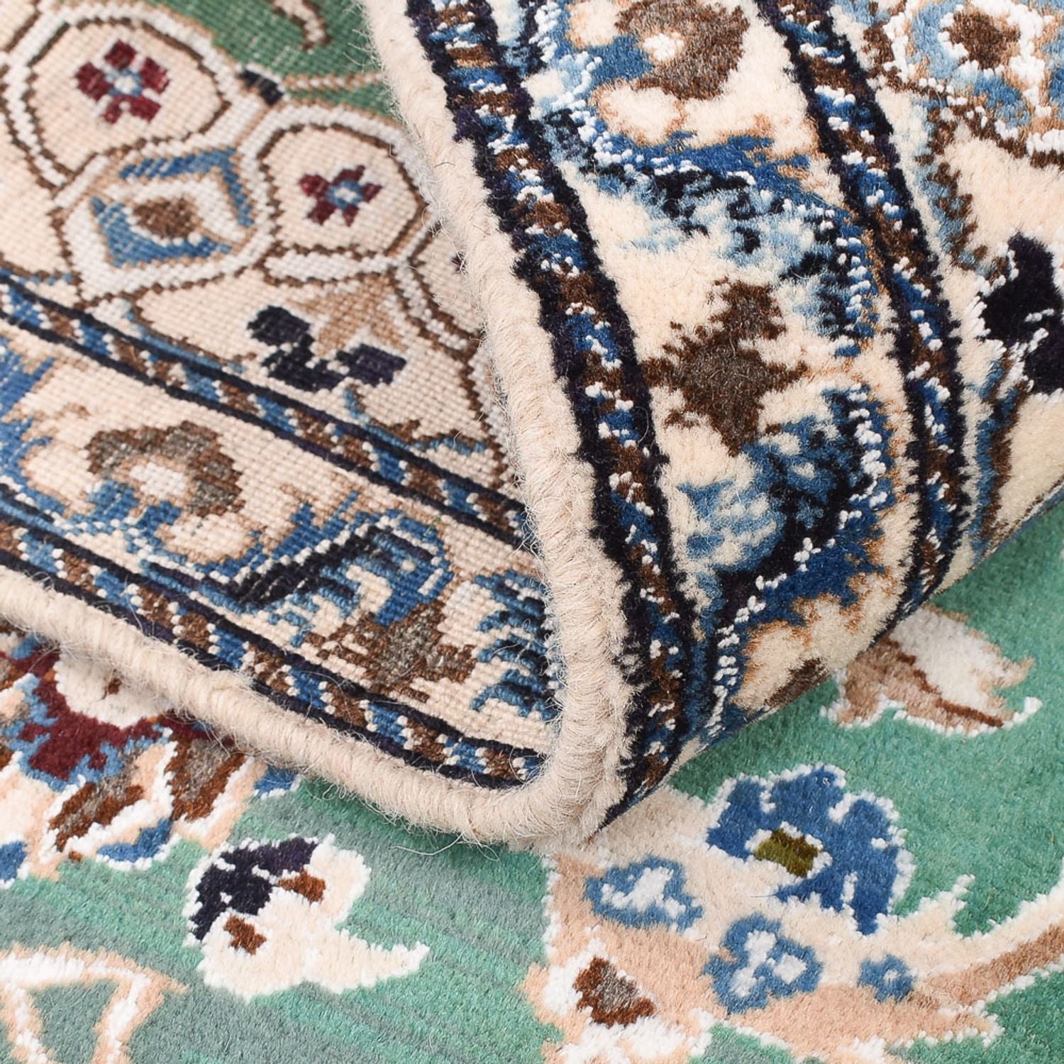 Tappeto Persero - Nain - Reale - 140 x 87 cm - verde