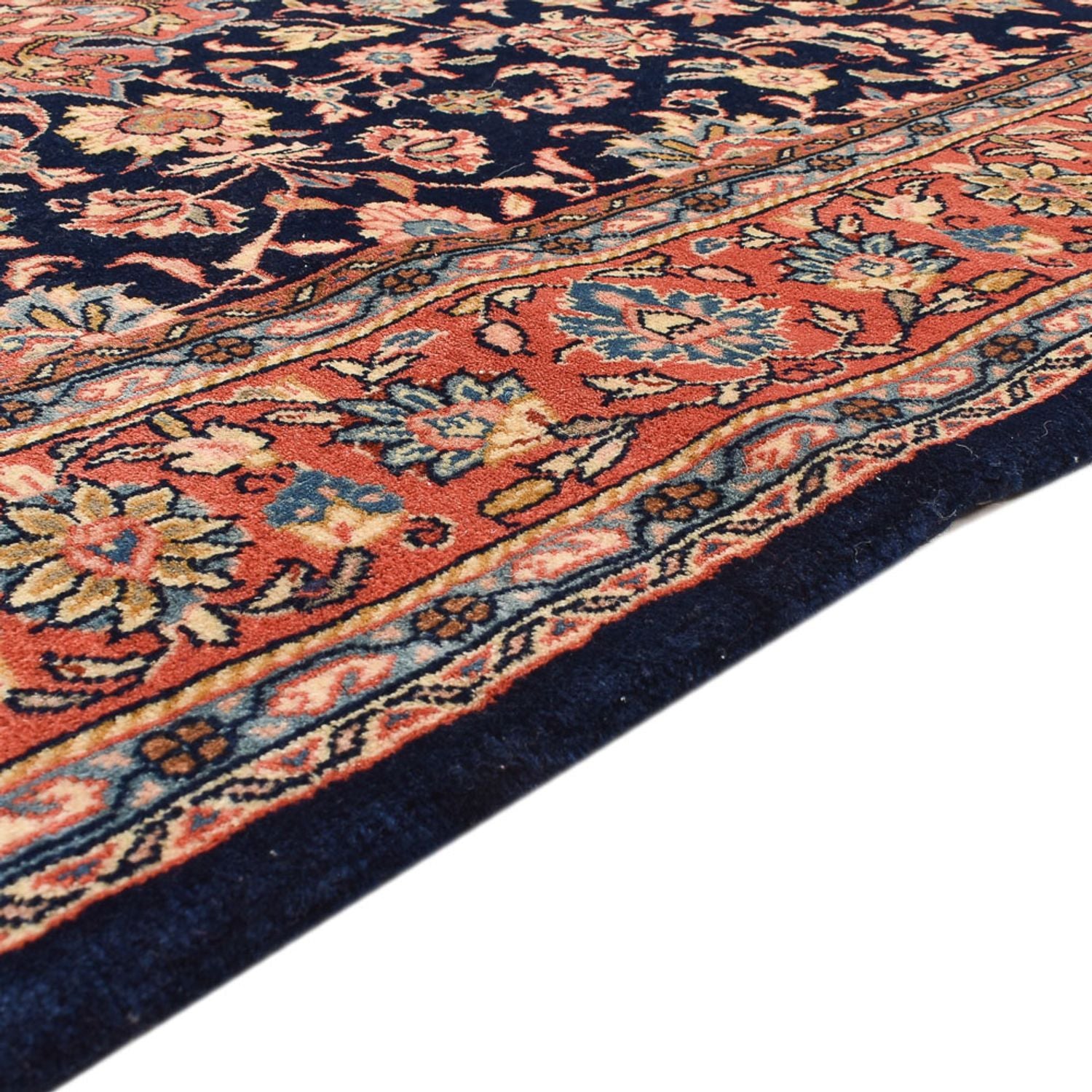 Tappeto Persero - Keshan - 234 x 143 cm - blu scuro