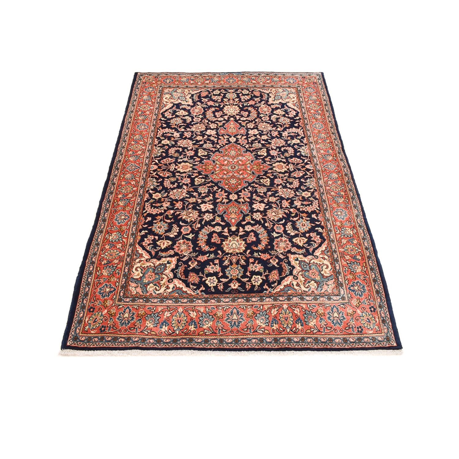 Tappeto Persero - Keshan - 234 x 143 cm - blu scuro