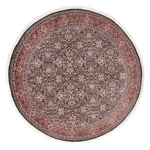 Tappeto Persero - Bidjar - 240 x 240 cm - rosso scuro