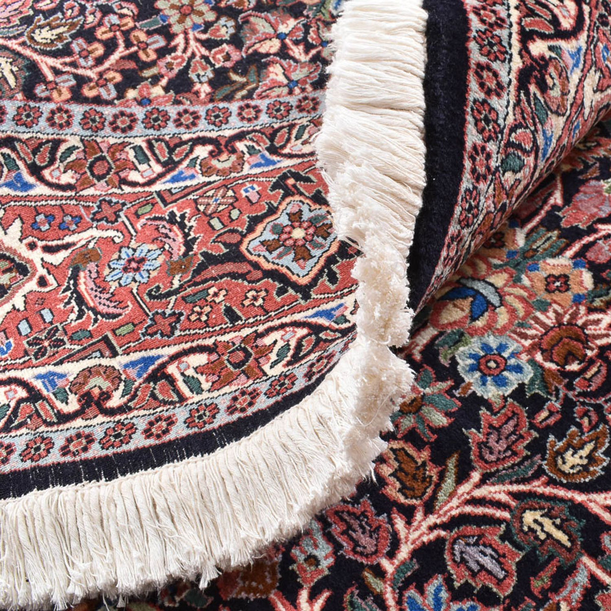 Tappeto Persero - Bidjar - 240 x 240 cm - rosso scuro