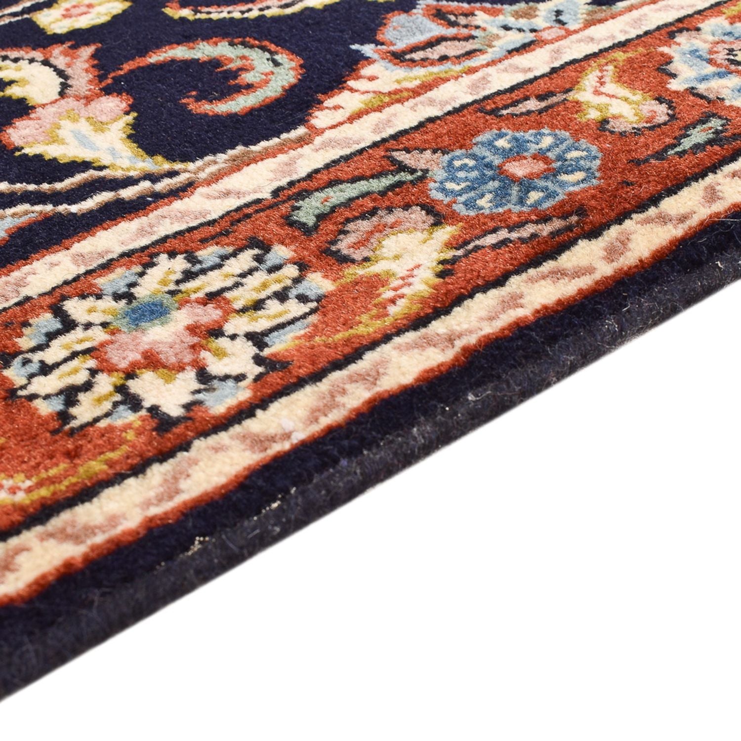 Tappeto corsia Tappeto Persero - Keshan - 293 x 66 cm - blu scuro