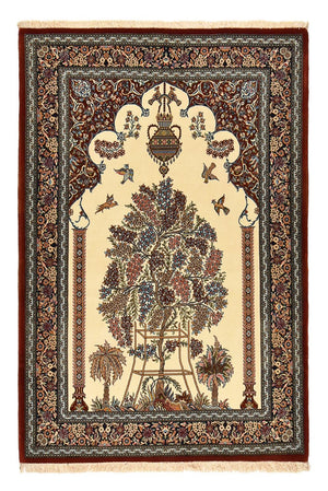 Tappeto Persero - Ghom - Reale - 200 x 136 cm - beige chiaro