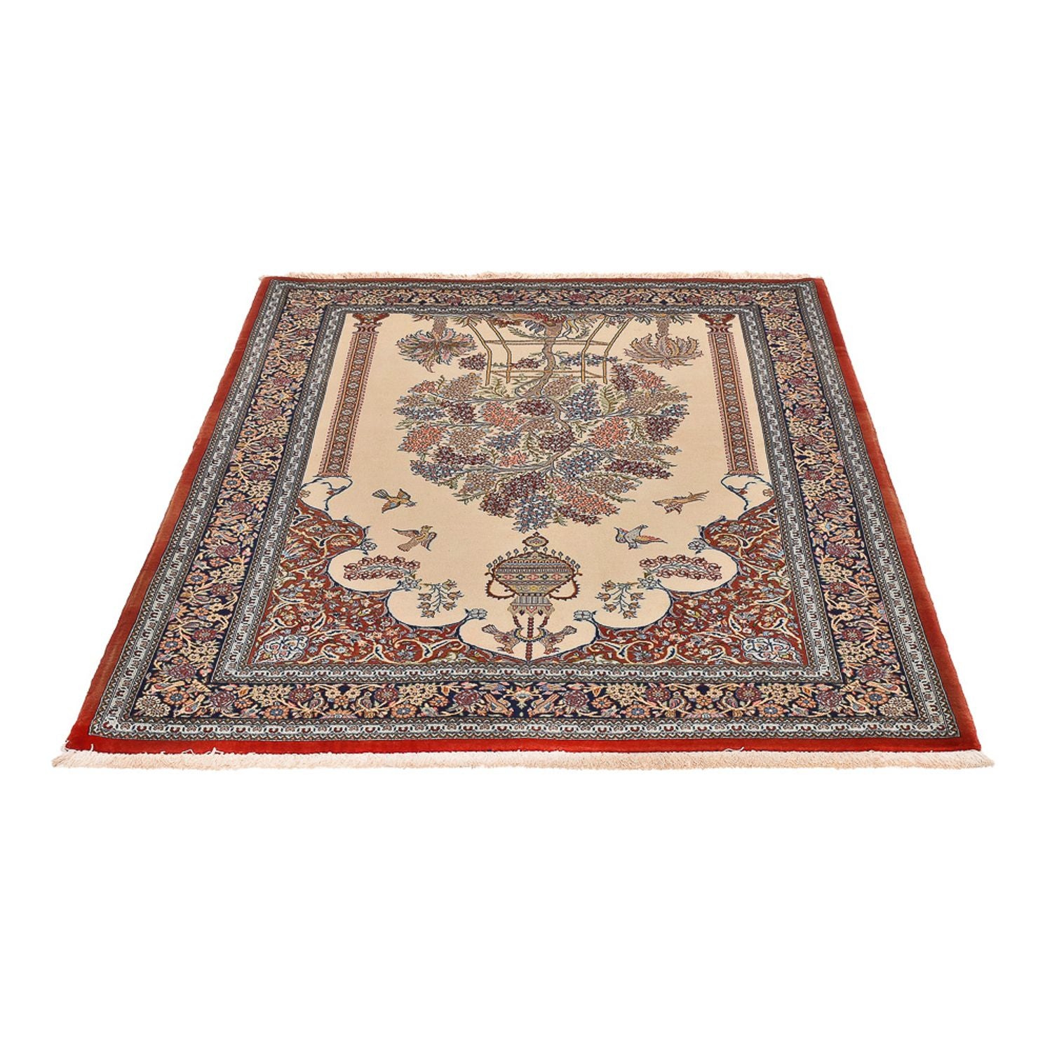 Tappeto Persero - Ghom - Reale - 200 x 136 cm - beige chiaro