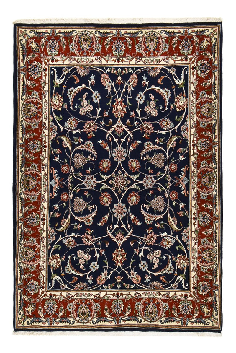 Tappeto Persero - Ghom - 212 x 146 cm - blu scuro
