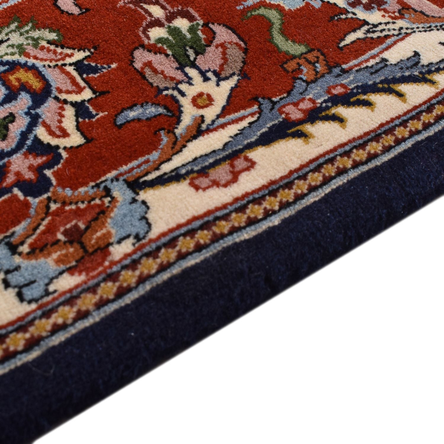 Tappeto Persero - Ghom - 212 x 146 cm - blu scuro