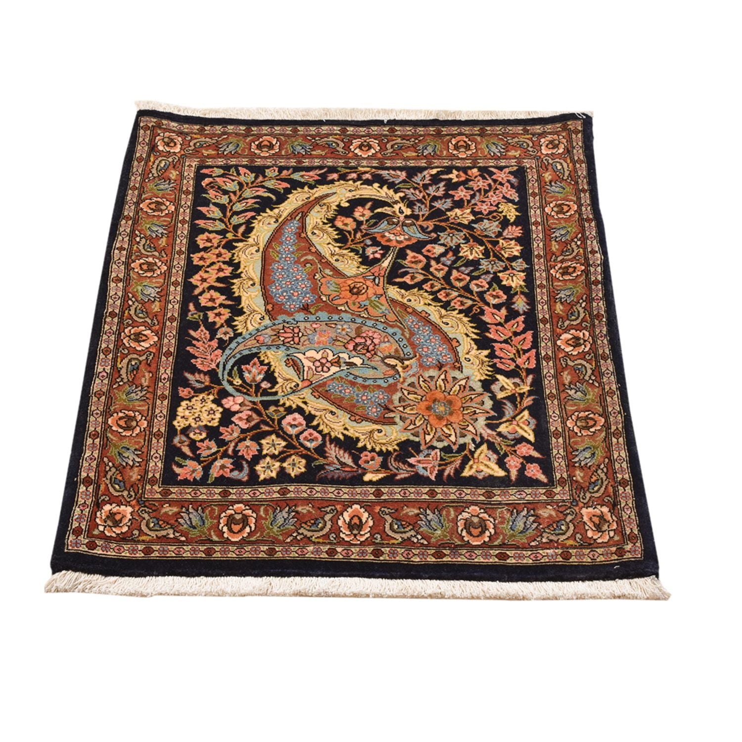 Tappeto Persero - Ghom - 80 x 63 cm - multicolore