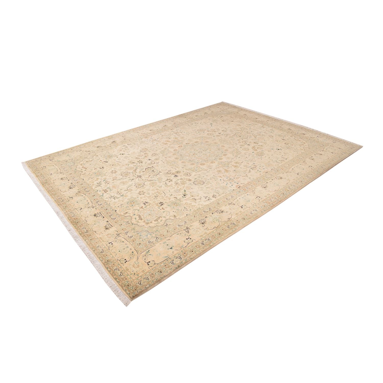 Tappeto Persero - Tabriz - Reale - 342 x 252 cm - beige chiaro