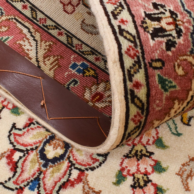 Tappeto corsia Tappeto Persero - Tabriz - Reale - 286 x 70 cm - beige