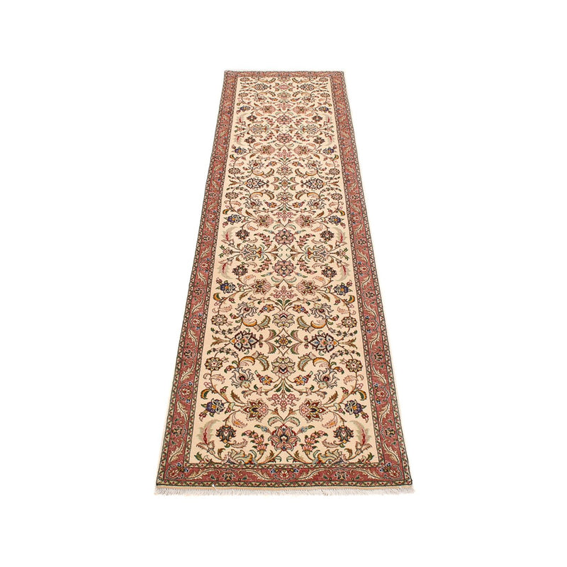 Tappeto corsia Tappeto Persero - Tabriz - Reale - 286 x 70 cm - beige
