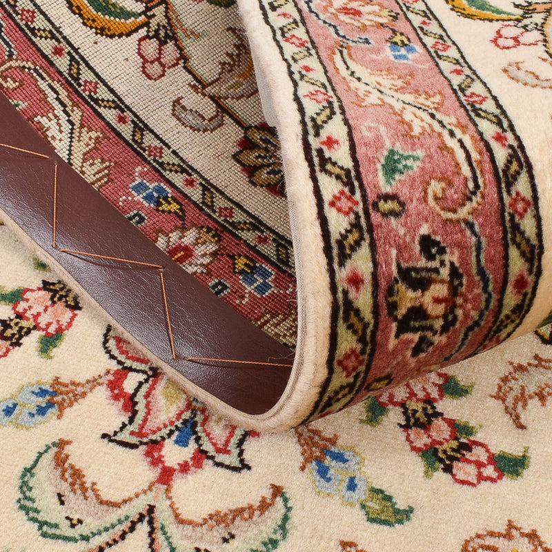 Tappeto corsia Tappeto Persero - Tabriz - Reale - 284 x 70 cm - beige