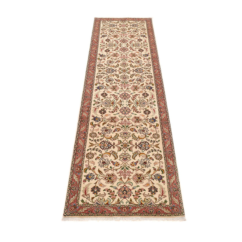 Tappeto corsia Tappeto Persero - Tabriz - Reale - 284 x 70 cm - beige
