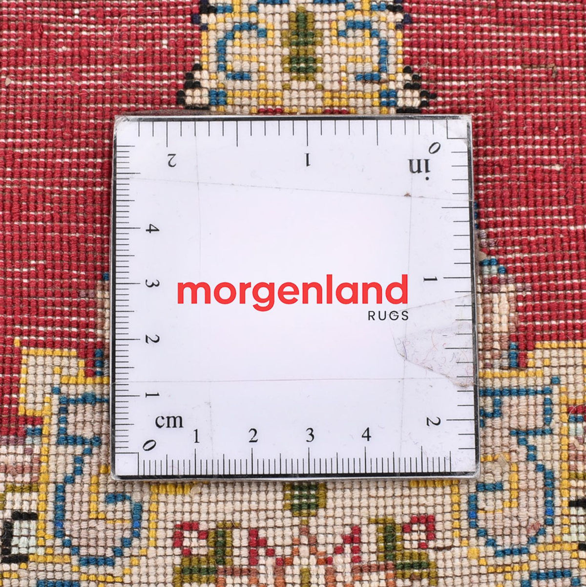 Tappeto Gabbeh - Kashkuli Persero - 40 x 40 cm - rosso