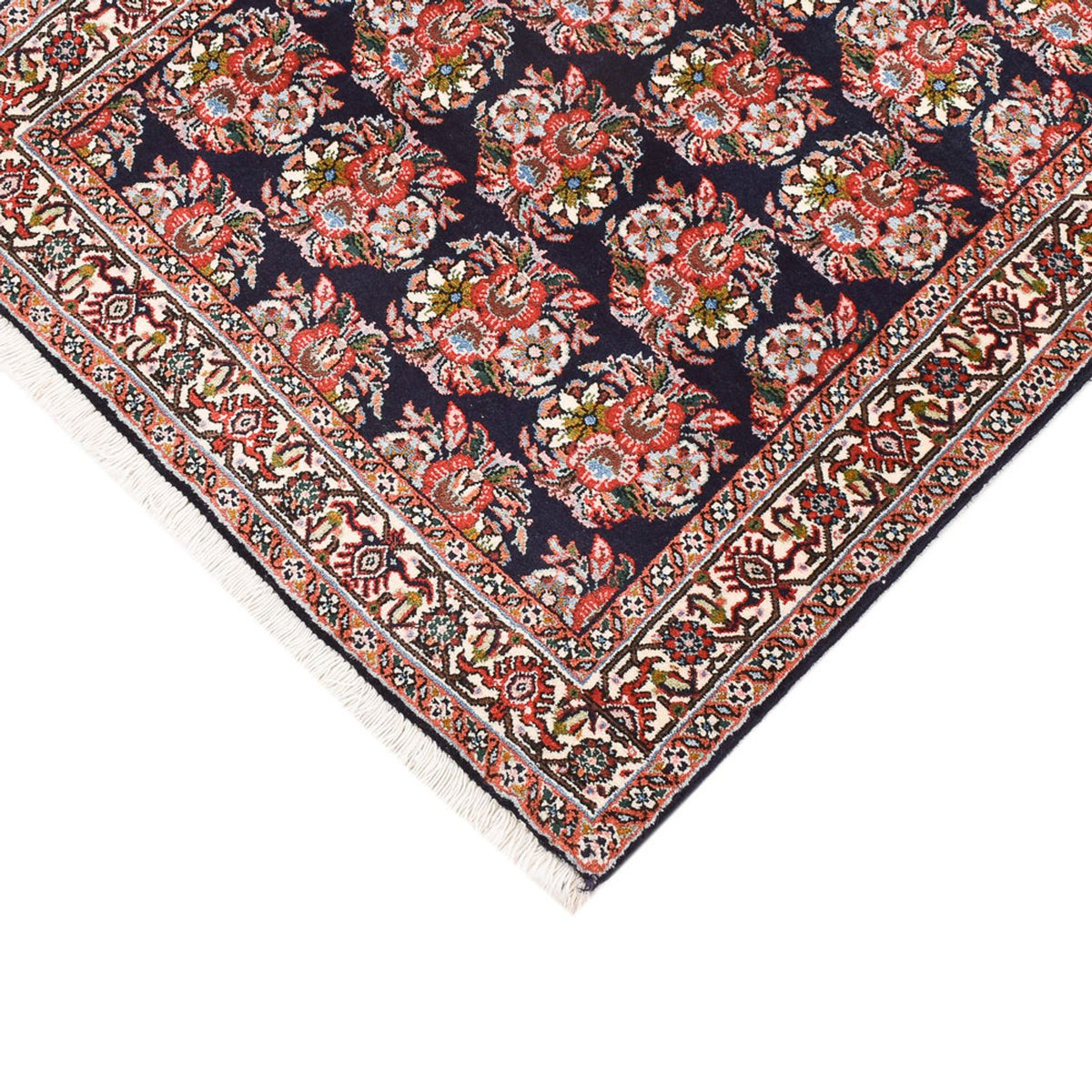 Tappeto corsia Tappeto Persero - Bidjar - 200 x 70 cm - blu scuro