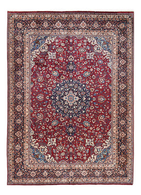 Tappeto Persero - Keshan - 340 x 245 cm - rosso scuro