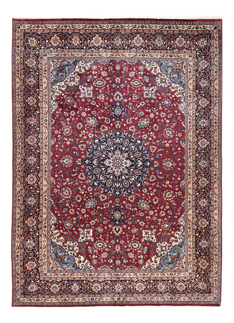 Tappeto Persero - Keshan - 340 x 245 cm - rosso scuro