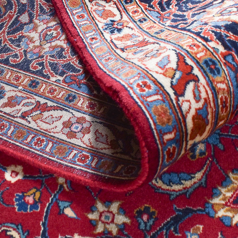 Tappeto Persero - Keshan - 340 x 245 cm - rosso scuro
