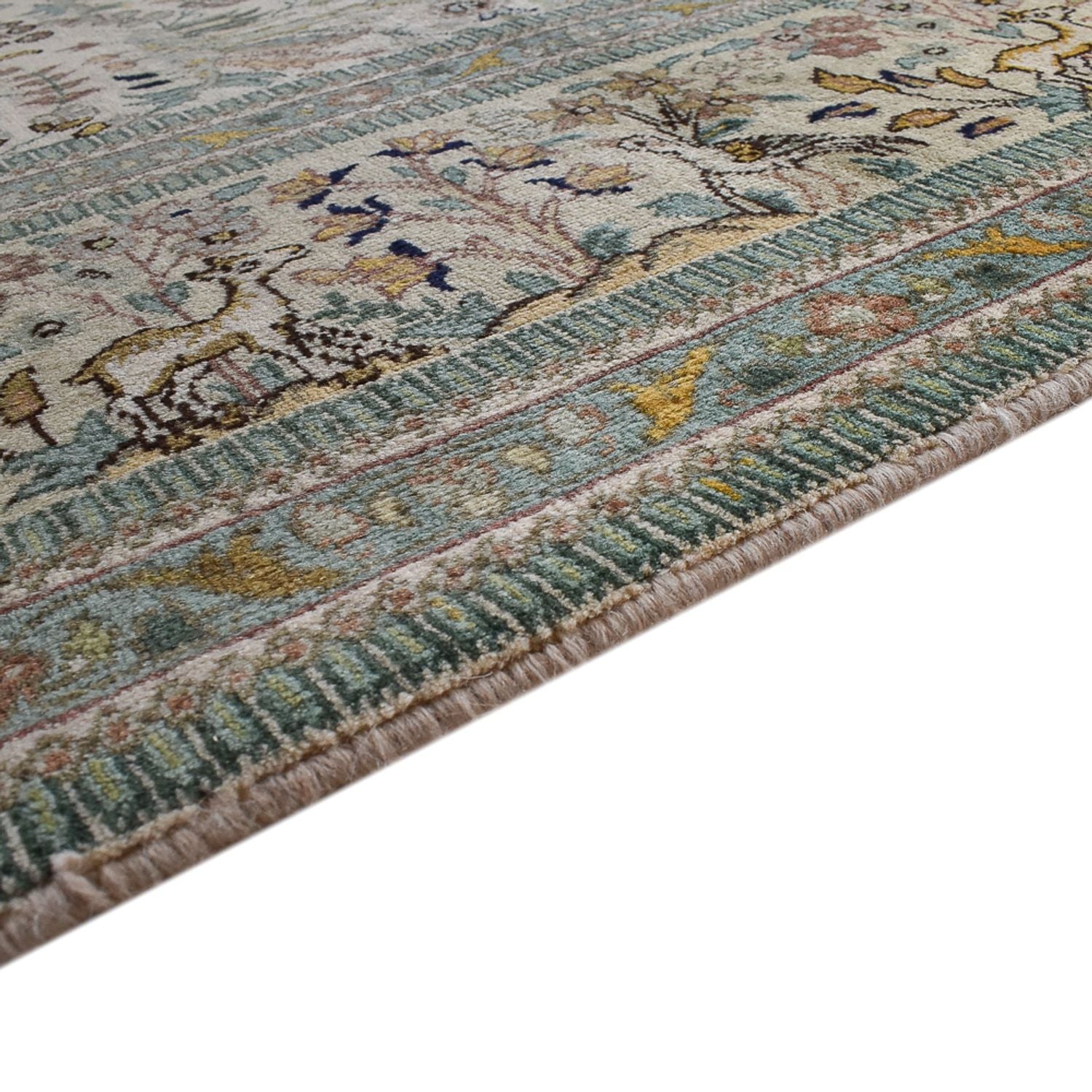 Tappeto Persero - Classico forma speciale  - 365 x 302 cm - verde chiaro