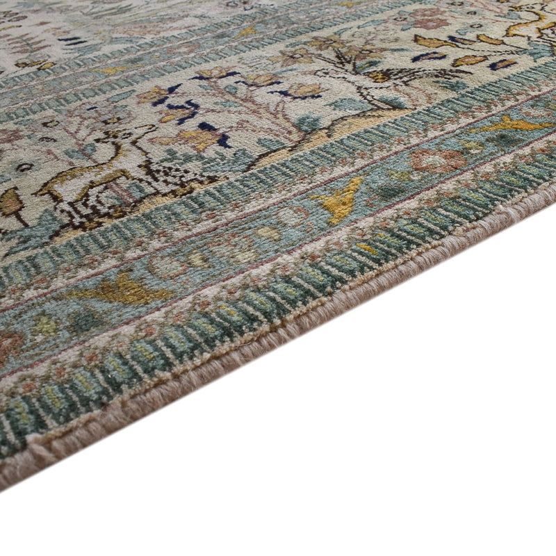 Tappeto Persero - Classico forma speciale  - 365 x 302 cm - verde chiaro