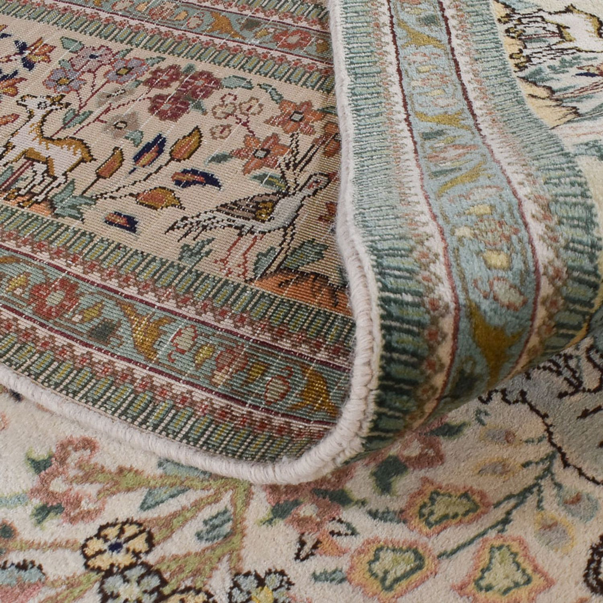 Tappeto Persero - Classico forma speciale  - 365 x 302 cm - verde chiaro