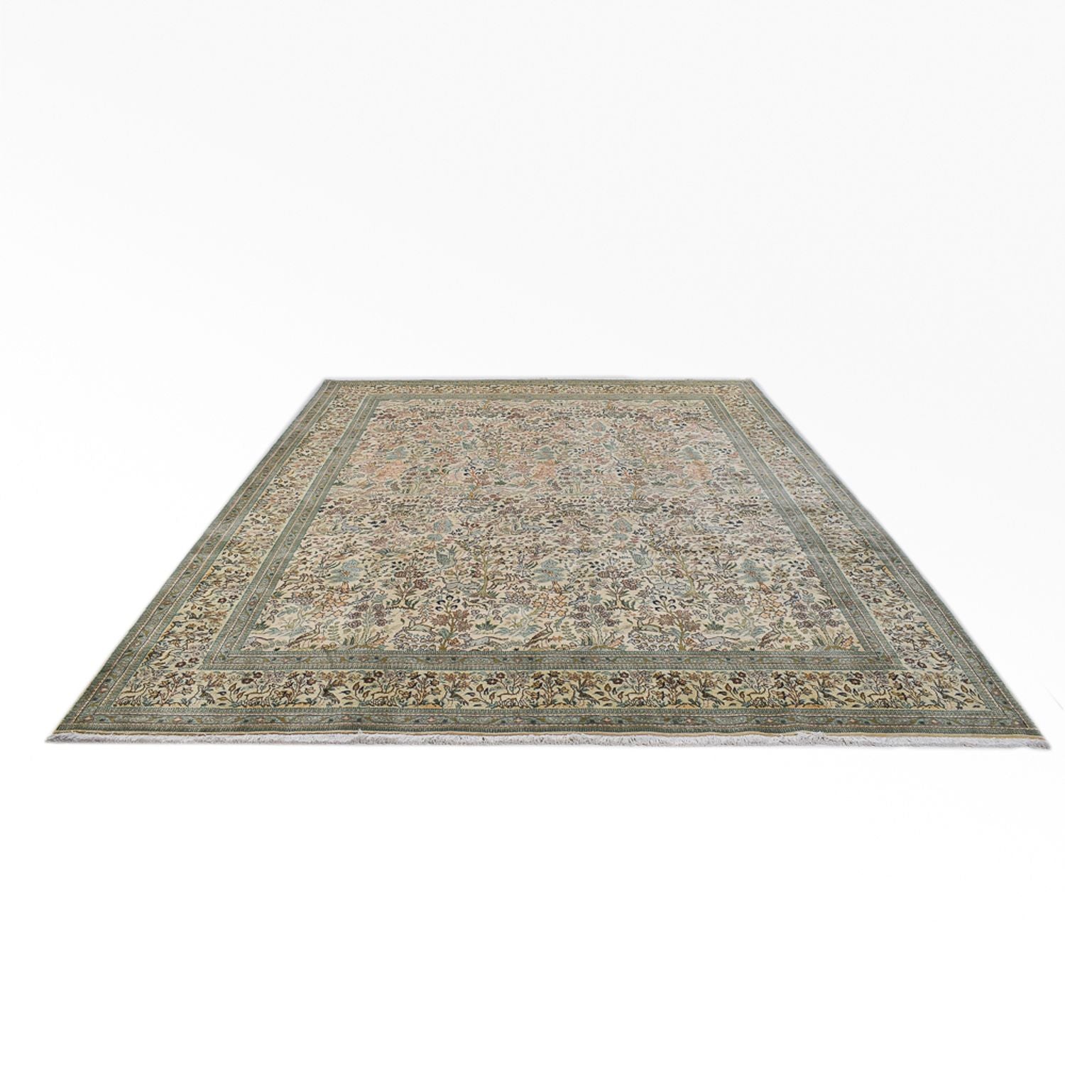 Tappeto Persero - Classico forma speciale  - 365 x 302 cm - verde chiaro