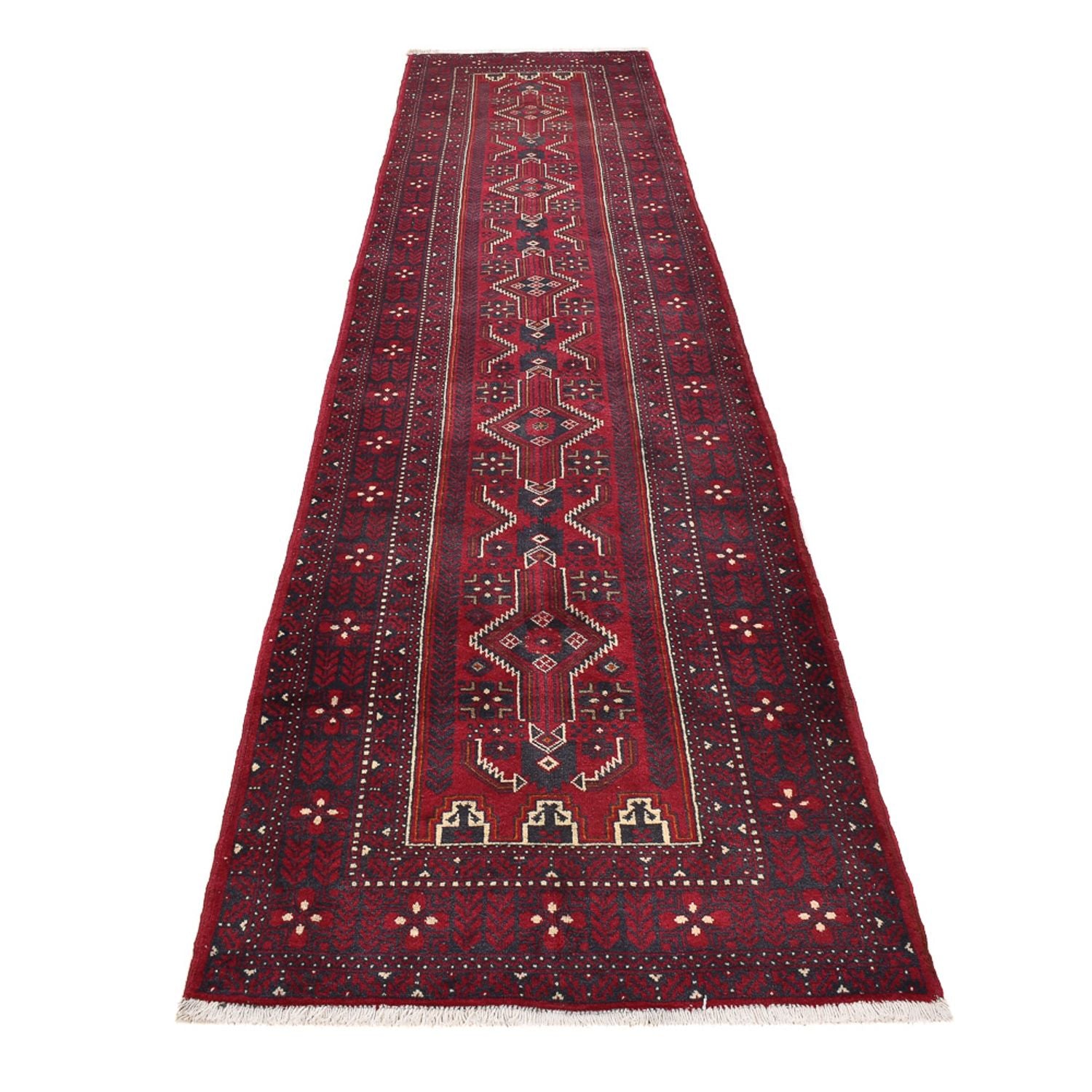 Tappeto corsia Tappeto Belutsch - 414 x 97 cm - rosso