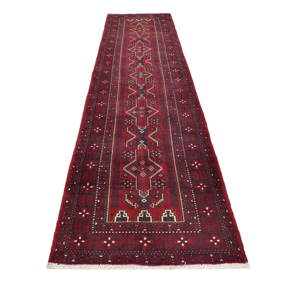 Tappeto corsia Tappeto Belutsch - 414 x 97 cm - rosso